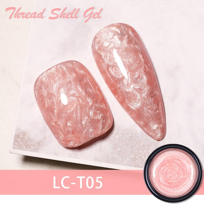 Beauty Thread Shell Nail Gel Polish Pearl Shell Semi-Permanent