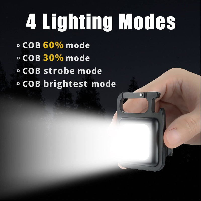 Mini LED Flashlight Work Light Glare