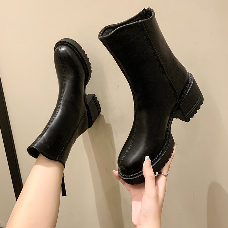 New Autumn Winter Chelsea Boots Platform