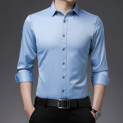 Stretch Non-iron Anti-wrinkle Shirt Long Sleeve