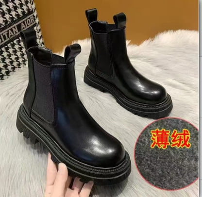 New Autumn Winter Chelsea Boots Platform