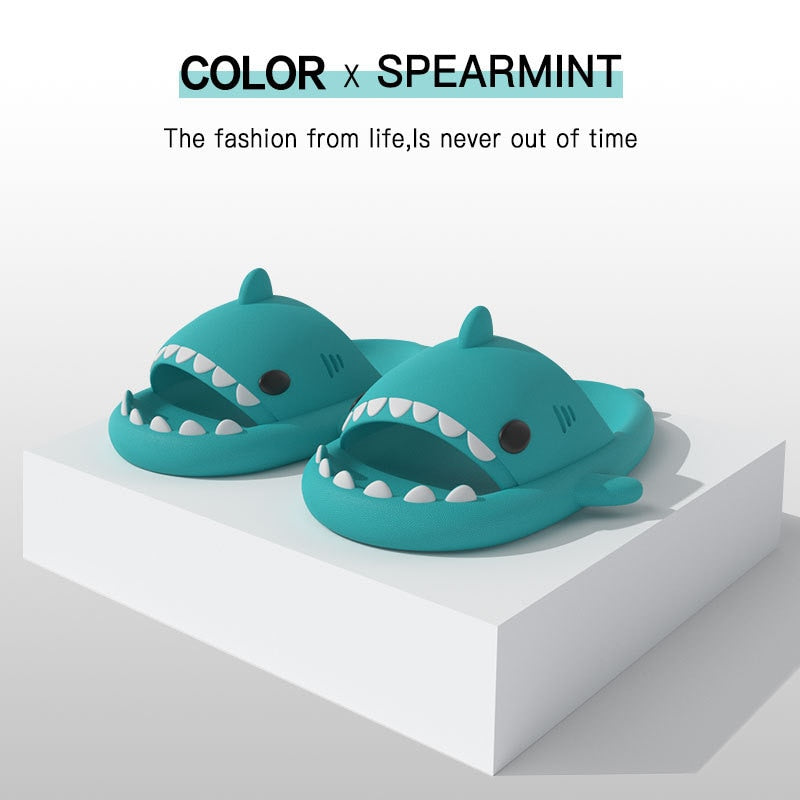 Shark Slippers Summer Adult Couple Slippers Tide