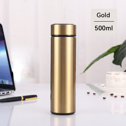 500ml smart thermos water bottle digital