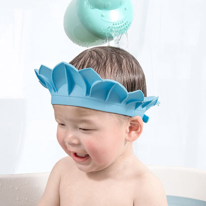 Adjustable Baby Shower Shampoo Cap Crown