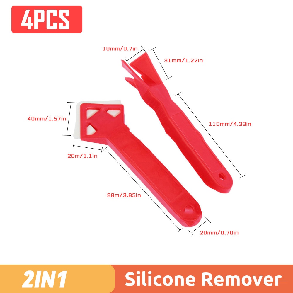 Silicone Scraper Glue Caulk Remover Knife