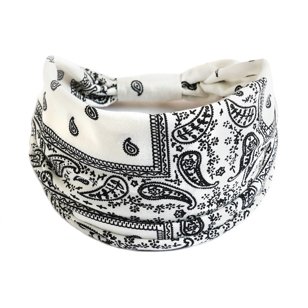 Summer Bohemian Bandanas Elastic Hair Bands