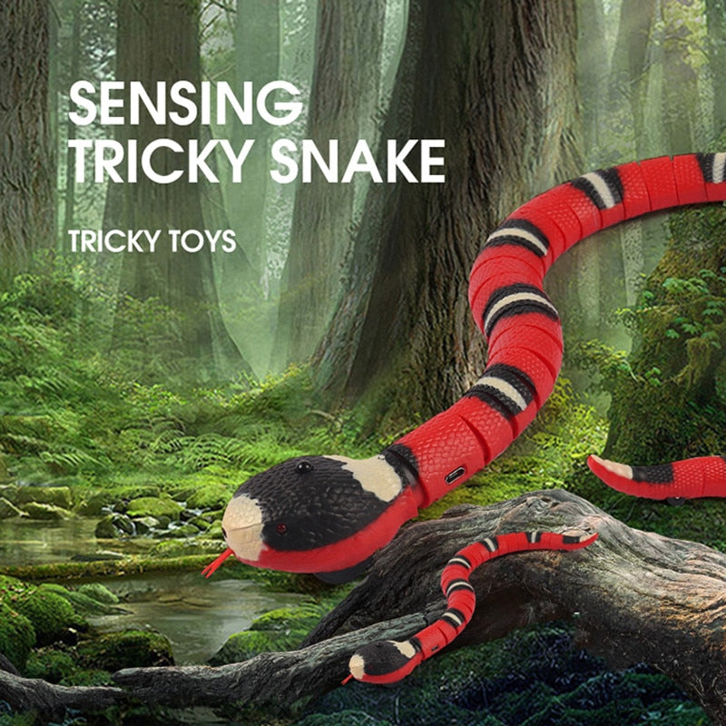 Automatic Cat Toys Interactive Smart Sensing Snake Tease Toys