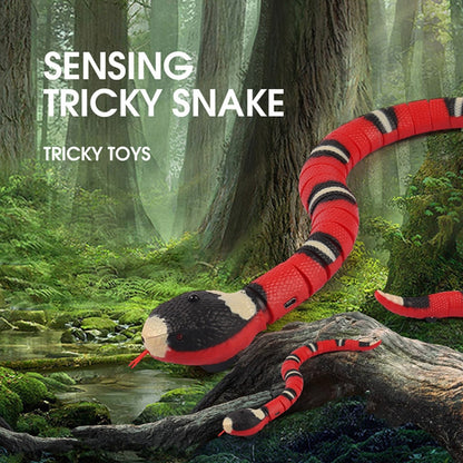 Automatic Cat Toys Interactive Smart Sensing Snake Tease Toys