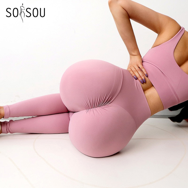 Yoga Pants Women Leggings For Fitness Nylon High Waist