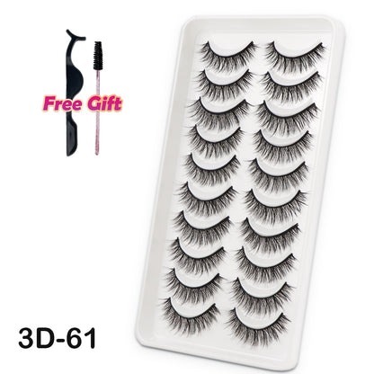 Beauty Natural False Eyelashes Dramatic 3D Mink Lashes