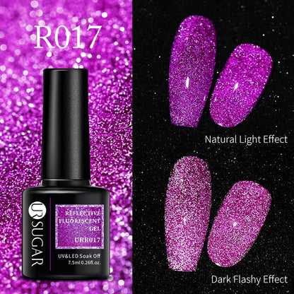 Beauty Thermal Ultra-thin Glitter 3 Colors Soak Off Nail Art Gel