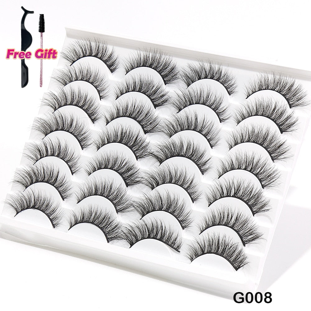 Beauty Natural False Eyelashes Dramatic 3D Mink Lashes