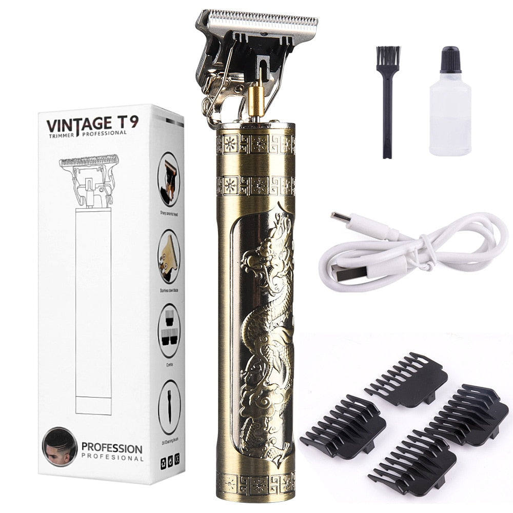 Men's Barber Retro T9 Hair Trimmer Professional Razor