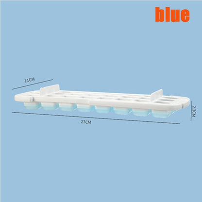 Silicone Ice Mold And Storage box 2 In 1 Ice Cube Tray