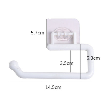 L-Shape Punch-Free Hook Wall Mounted Cloth Hanger