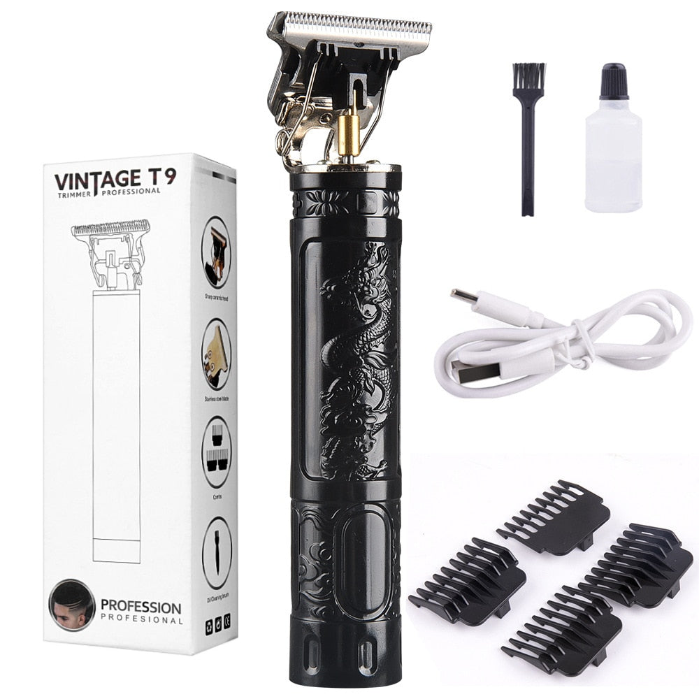 Men Barber Retro T9 Hair Trimmer Professional Razor Trimmer