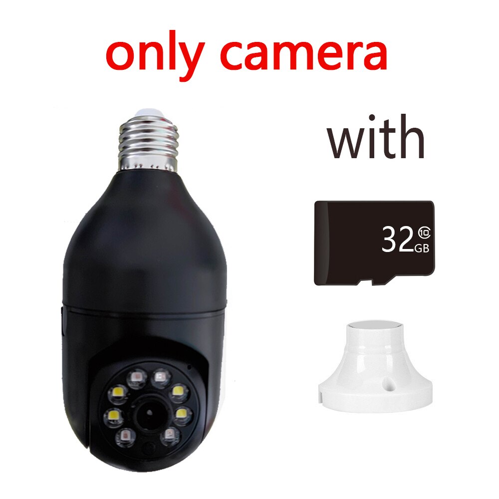 Bulb Surveillance Camera Night Vision Full Color