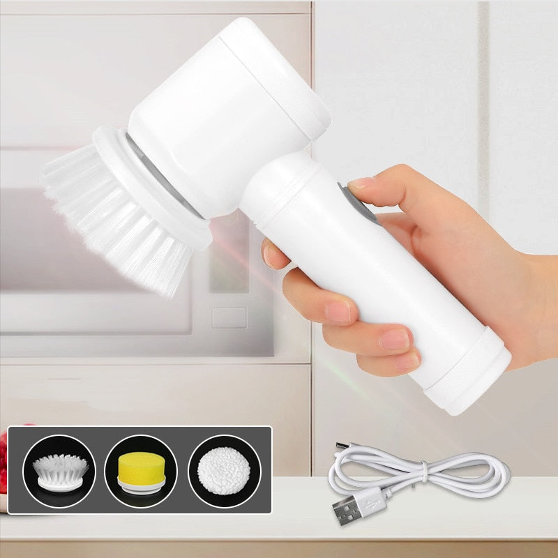 Wireless Electric Cleaning Brush USB Rechargeable Housework
