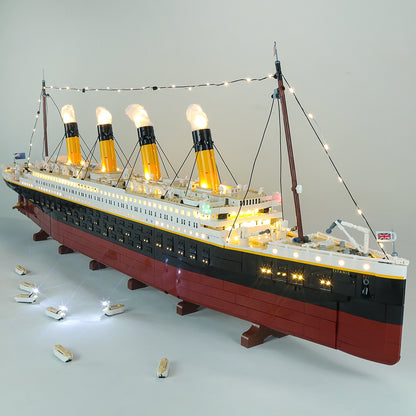 LED Light Kit for Titanic Cruise Ship Compatible with Liverpool