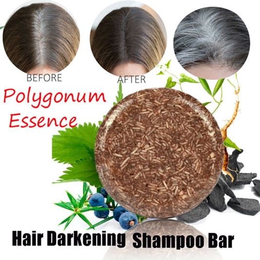 Beauty Polygonum Hair Darkening Shampoo Bar hair darkening