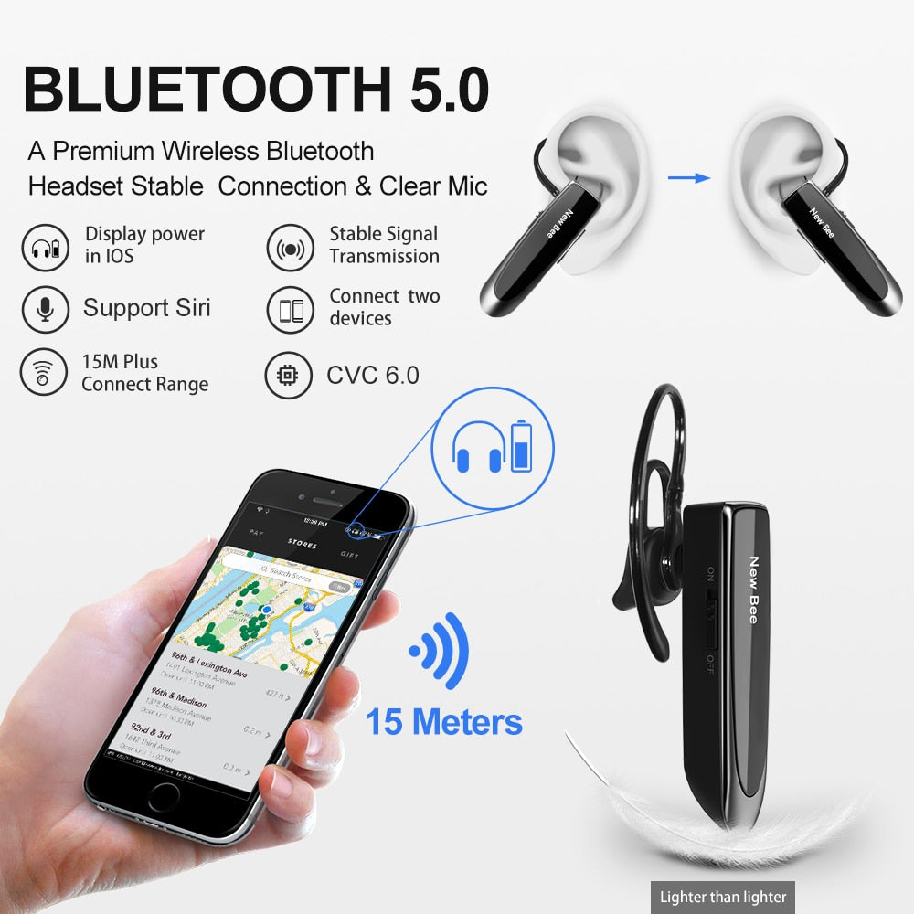 Bluetooth 5.0 Wireless Headphones Headset
