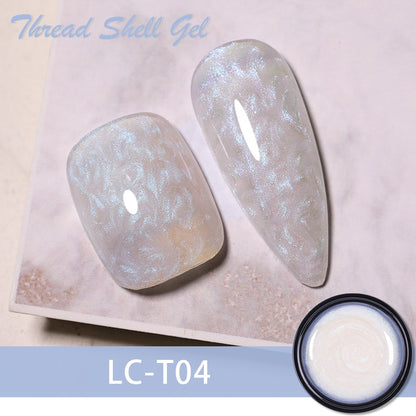 Beauty Thread Shell Nail Gel Polish Pearl Shell Semi-Permanent