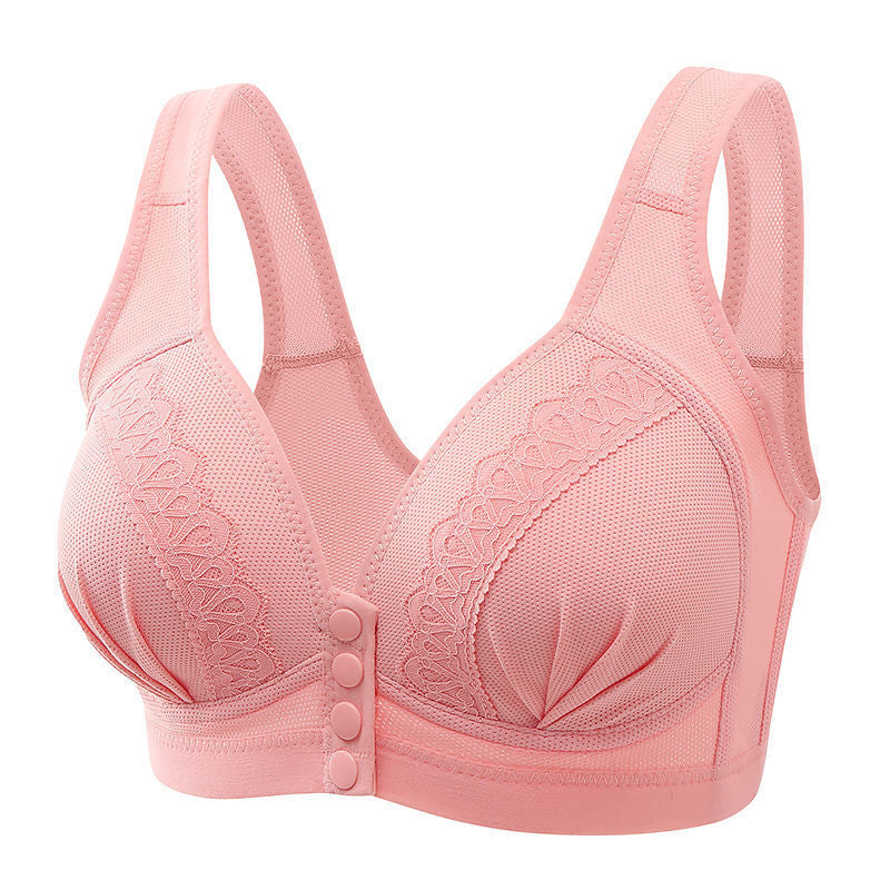 New Arrival Large Size Front Button Comfortable Bra