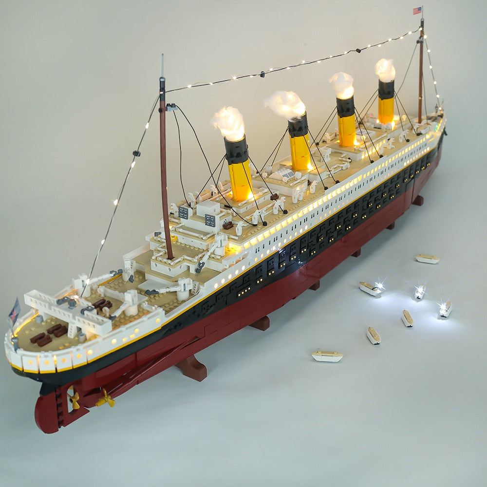 LED Light Kit for Titanic Cruise Ship Compatible with Liverpool
