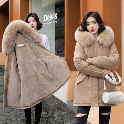 New Winter Jacket Women Parka Long Coat