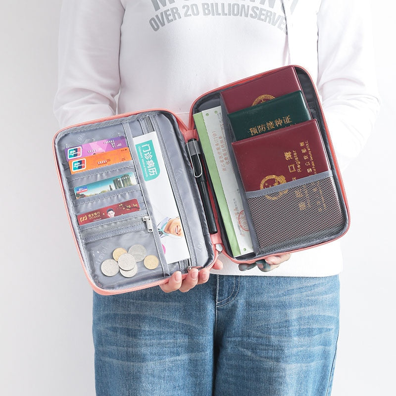 Travel Wallet Passport Holder Creative Document Organizer