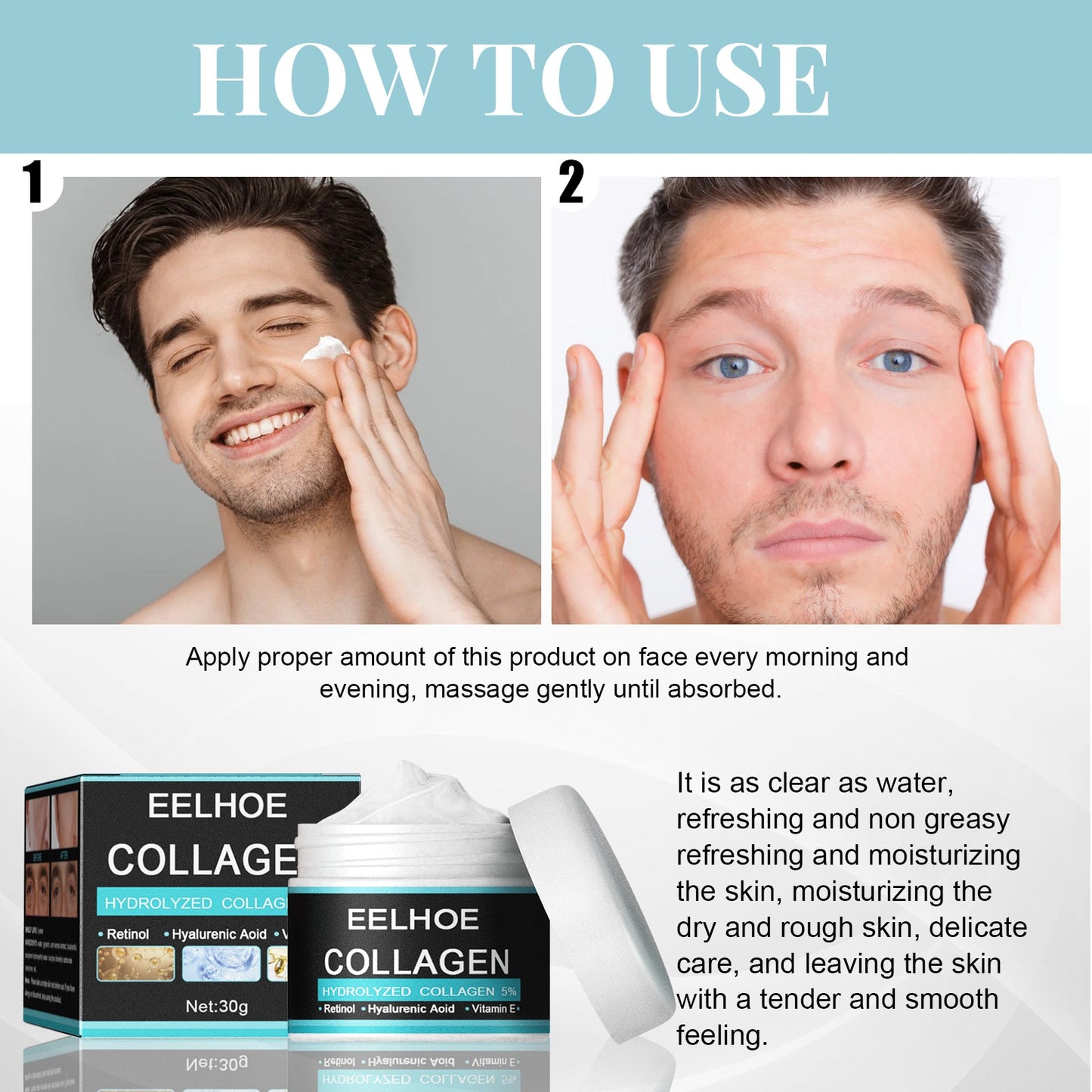 Beauty Collagen Creams For Men Anti Wrinkle Anti Aging Face Cream