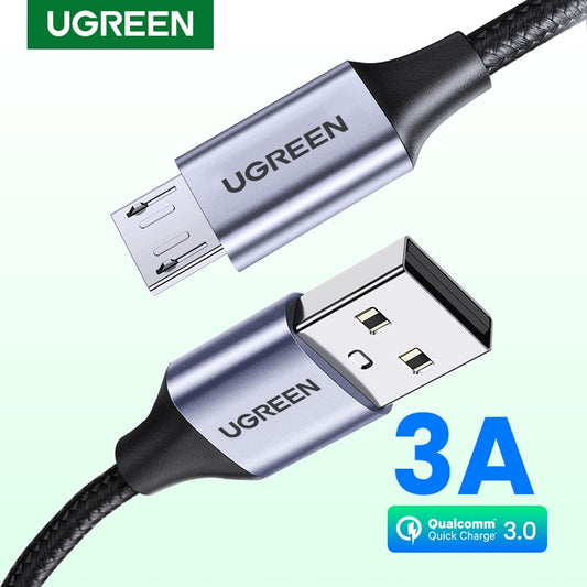 Micro USB Cable 3A Nylon Fast Charging USB Type C Cable