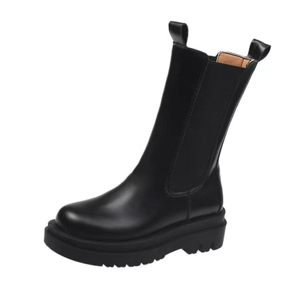 New Autumn Winter Chelsea Boots Platform