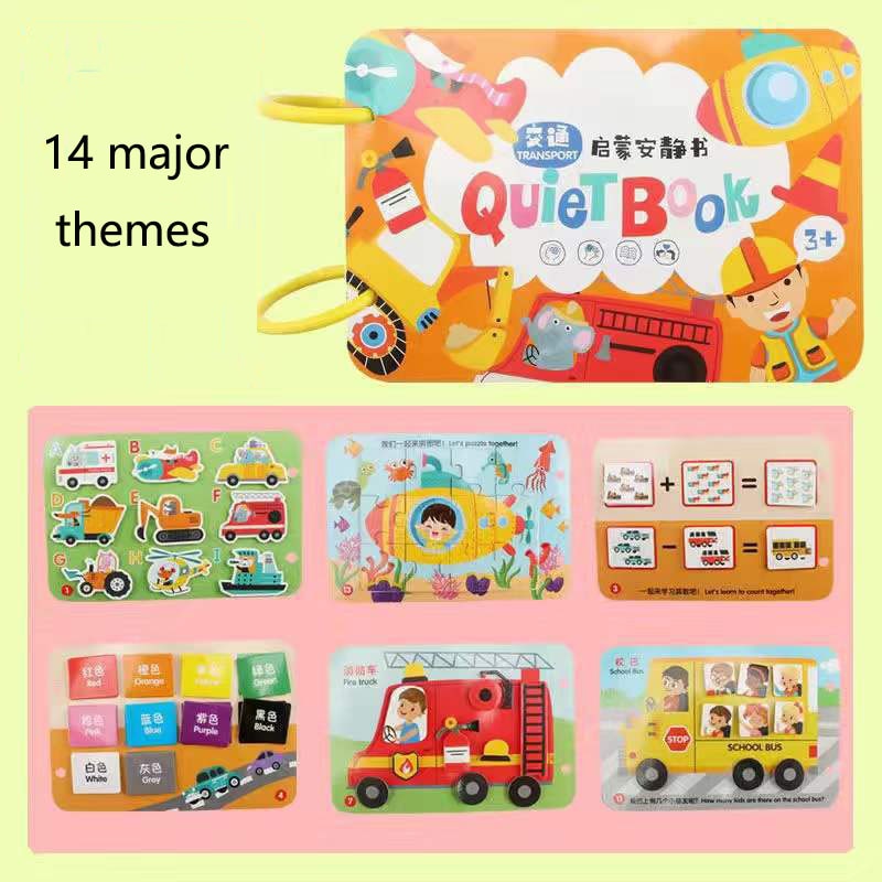 My First Busy Book Children Toys Baby Educational Quiet Book Activity