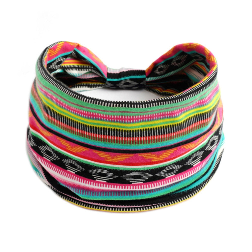 Summer Bohemian Bandanas Elastic Hair Bands