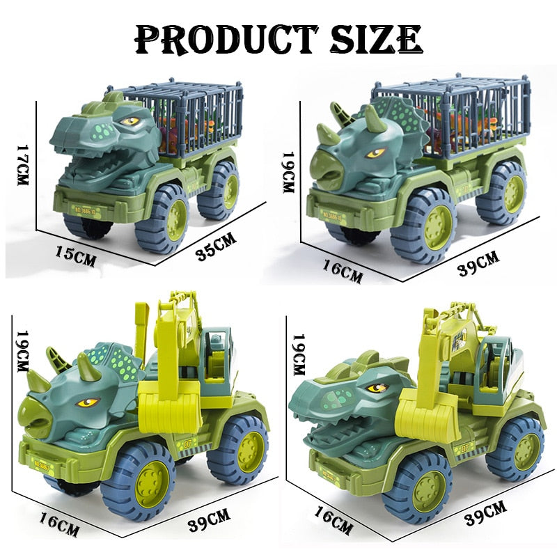 Dinosaur Excavator Engineering Vehicle Model Toy Children