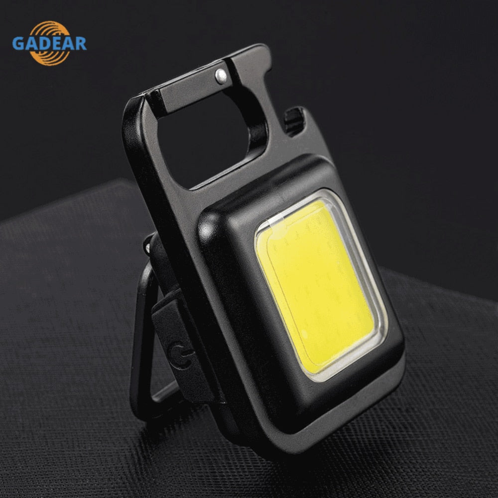 Mini Flashlight Rechargeable Glare COB