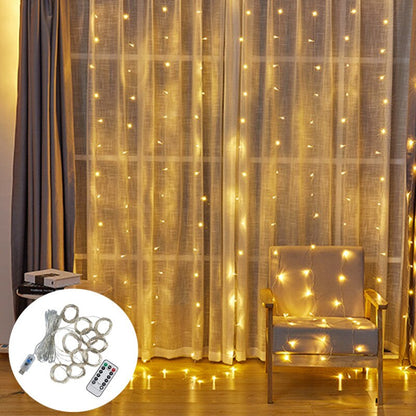 Christmas Garland LED Fairy Lights Curtain String Lights