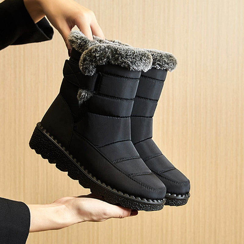 Waterproof Winter Boots for Women New Faux