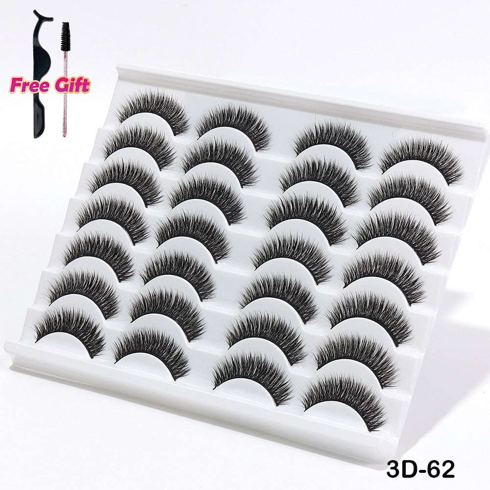 Beauty Natural False Eyelashes Dramatic 3D Mink Lashes