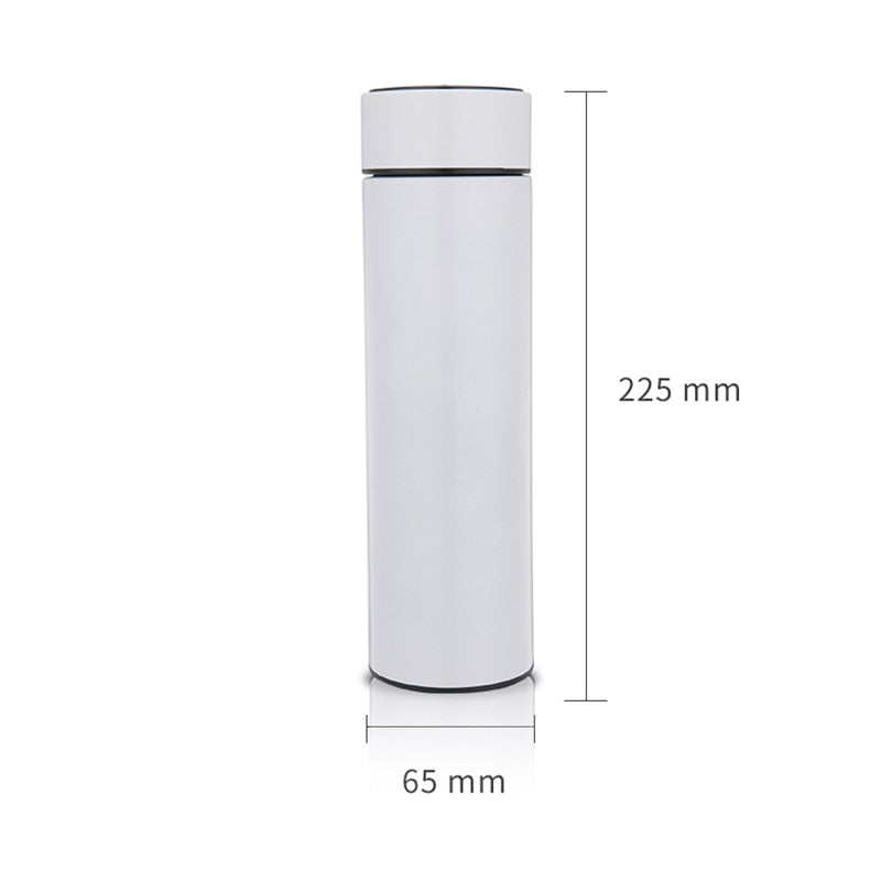 500ml smart thermos water bottle digital