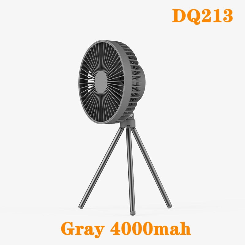 New Tripod Fan Outdoor Camping Lighting Electric Fan