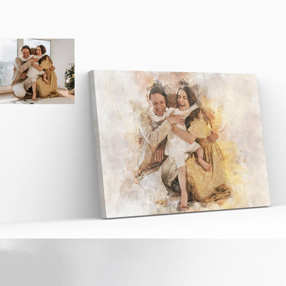 Personalized Custom Watercolor Painting From Your Photos