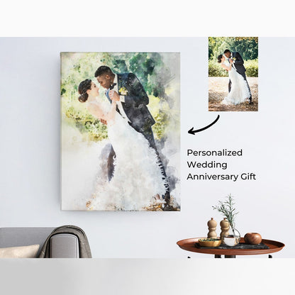 Personalized Custom Watercolor Painting From Your Photos