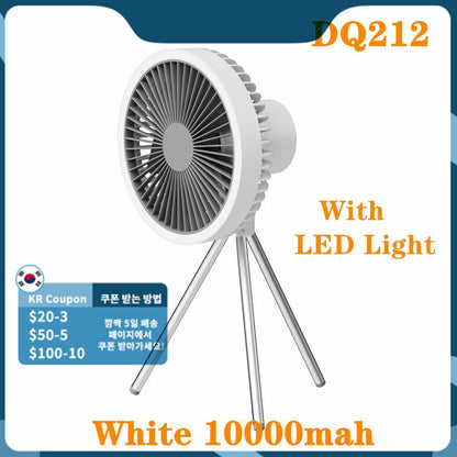 New Tripod Fan Outdoor Camping Lighting Electric Fan