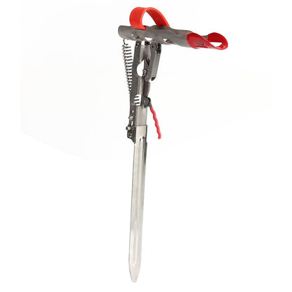 Foldable Automatic Double Spring Angle Fishing Pole Tackle