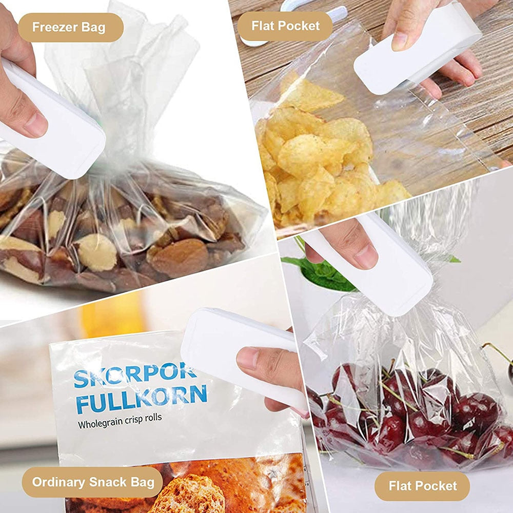Mini Heat Bag Sealing Machine Package Sealer Bags Thermal
