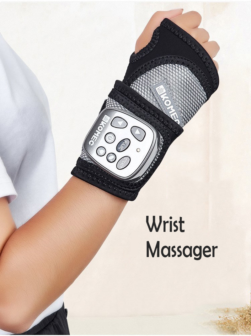 Wireless Vibration Physical Therapy Heating Wrist Massager Squeeze