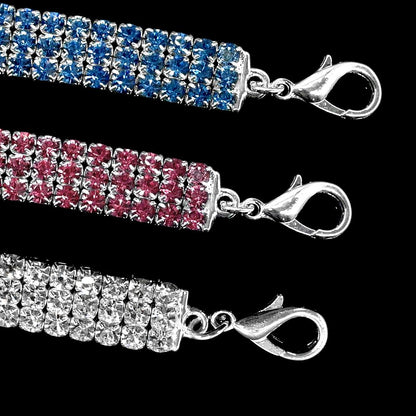 High Quality Bling Rhinestone Crystal Dog or Cat Collar Puppy Kitten Crystal diamond