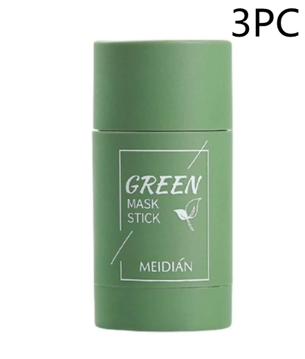 Beauty Cleansing Green Tea Mask Clay Stick Oil Control Anti-Acne Whitening Seaweed Mask Skin Care